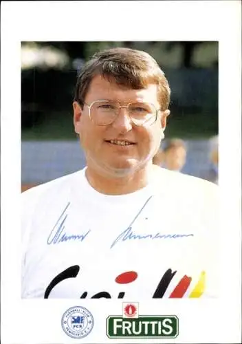 Autogrammkarte Werner Linnemann, FC Remscheid, Autogramm