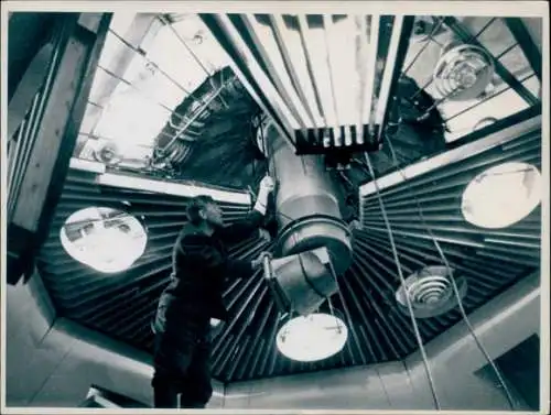 Foto Nowosibirsk, Orbita Fernsehstationen in Sibirien, Empfang über den Satelliten Molnija 1, 1967