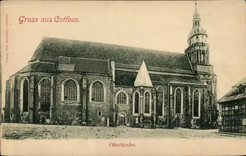 Ak Cottbus in der Niederlausitz, Oberkirche