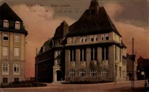 Ak Buer Gelsenkirchen im Ruhrgebiet, Städt. Lyzeum