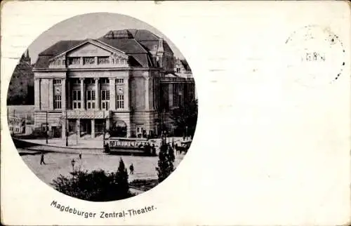 Ak Magdeburg an der Elbe, Magdeburger Zentral-Theater.
