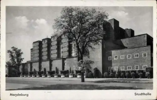 Ak Magdeburg an der Elbe, Stadthalle