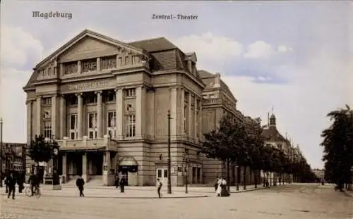 Ak Magdeburg an der Elbe, Zentral Theater