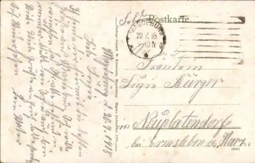 Ak Magdeburg, Kaiser Wilhelm Denkmal