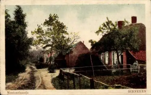 Ak Ginneken Breda Nordbrabant Niederlande, Montenslaantje