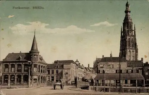 Ak Breda Nordbrabant Niederlande, Postkantoor
