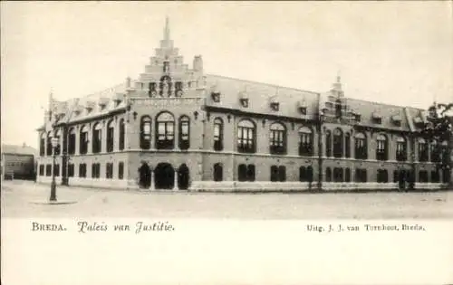 Ak Breda Nordbrabant Niederlande, Paleis van Justitie, Breda