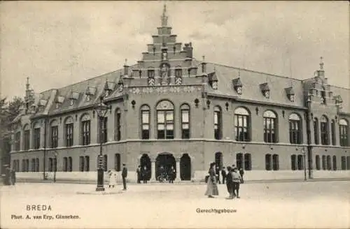 Ak Breda Nordbrabant Niederlande, Gerechtsgebouw