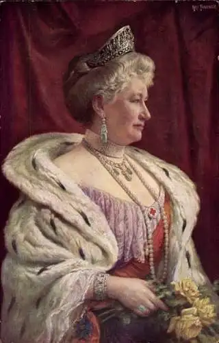 Künstler Ak Fischer, Art., Kaiserin Auguste Viktoria, Portrait