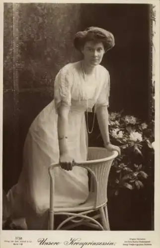 Ak Kronprinzessin Cecilie von Preußen, Portrait, Liersch 3738