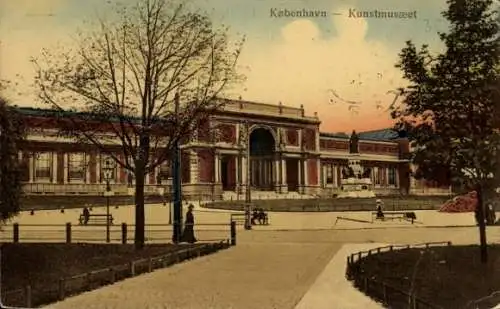 Ak København Kopenhagen Dänemark, Kunstmuseum