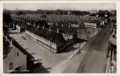 Ak København Kopenhagen Dänemark, Nyboder, Wohnsiedlung, Häuser der Marine