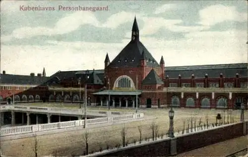 Ak København Kopenhagen Dänemark, Personbanegaard, Personenbahnhof