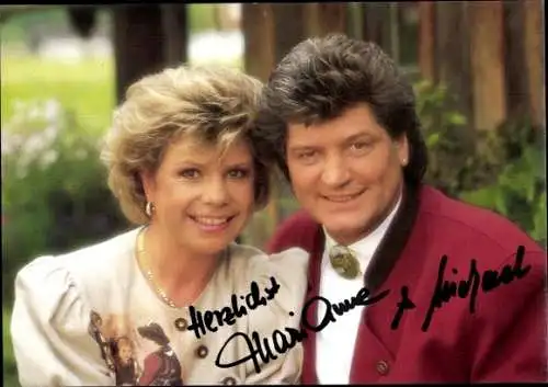 Foto Sänger Marianne und Michael, Portrait, Autogramm