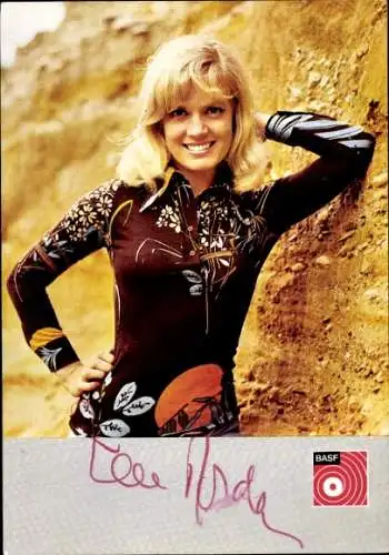 Foto Sängerin Ulla Norden, Portrait, Autogramm