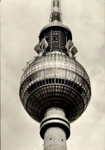 Ak Berlin Mitte, UKW- und Fernsehturm der Deutschen Post