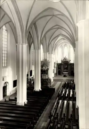 Ak Berlin Mitte, St. Marien-Kirche, Innenansicht