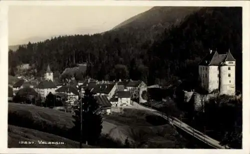 Ak Valangin Kanton Neuenburg, Teilansicht