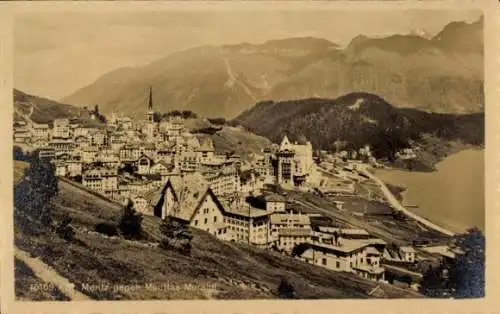 Ak Sankt Moritz Kanton Graubünden, Totale