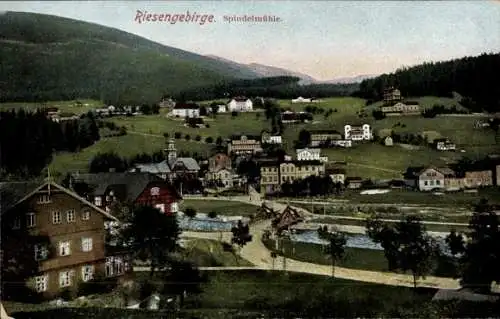 Ak Spindleruv Mlýn Spindlermühle Spindelmühle Riesengebirge Region Königgrätz, Gesamtansicht