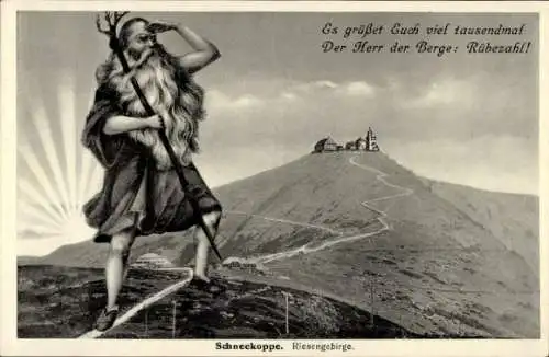 Ak Malá Úpa Kleinaupa Reg. Königgrätz, Schneekoppe, Riesengebirge, Baude, Rübezahl