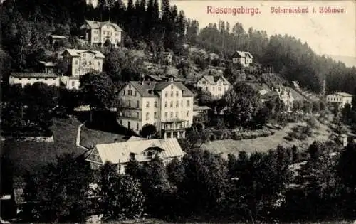 Ak Janské Lázně Johannisbad Region Königgrätz, Teilansicht