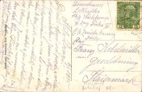 Ak Praha Prag Tschechien, Bahnhof