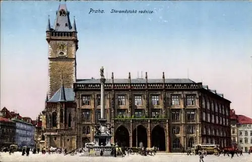 Ak Praha Prag Tschechien, Altes Rathaus