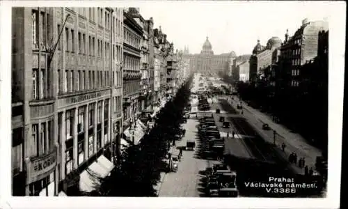 Ak Praha Prag Tschechien, Wenzelsplatz