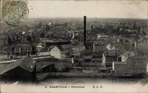 Ak Adamville Val de Marne, Panorama