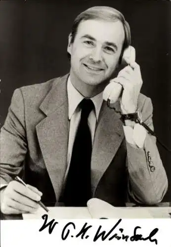 Foto Politiker Peter Kurt Würzbach, Autogramm