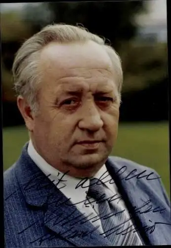 Foto Politiker Gerhard Weiser, Autogramm