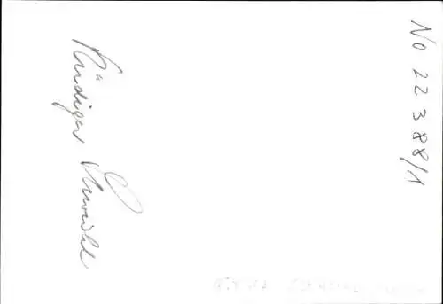 Foto Politiker Rüdiger S., Autogramm