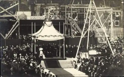 Foto Ak königliche Loge auf einem niederländischen Fest