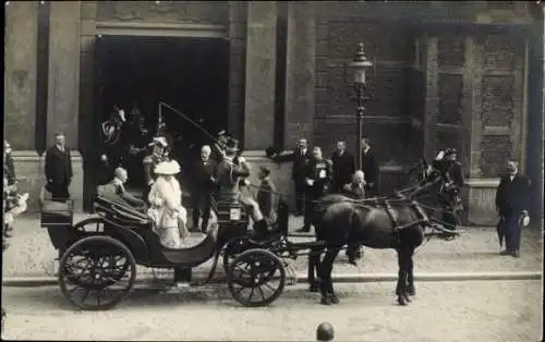 Ak Rotterdam, Adel Niederlande, Kutsche