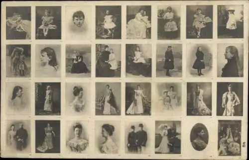 Ak HM Koningin Wilhelmina, van Kind tot Moeder, Portraits