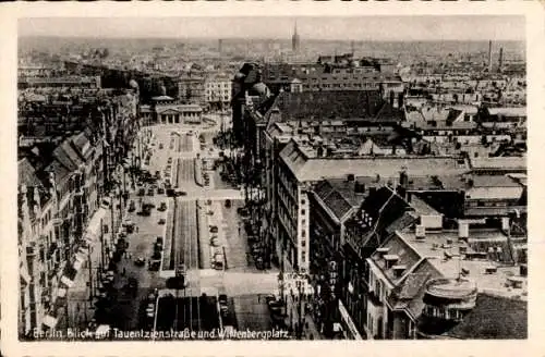 Ak Berlin Charlottenburg,  Tauentzienstraße, Wittenbergplatz