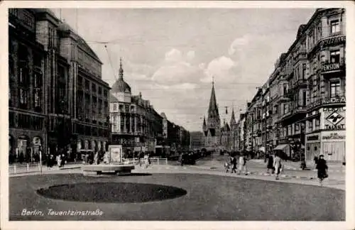 Ak Berlin Charlottenburg, Kurfürstendamm, Tauentzienstraße, Pension, WUDEA, PROIC, ALION, Arch...