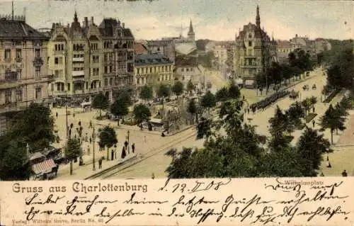 Ak Berlin Charlottenburg, Wilhelmsplatz