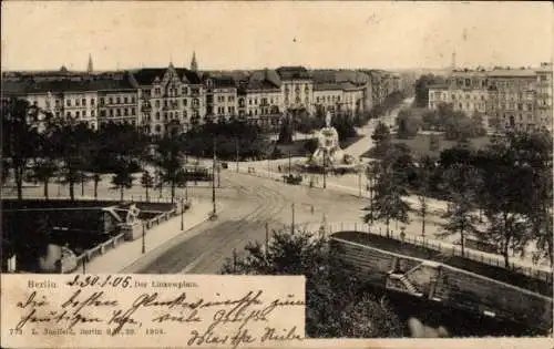 Ak Berlin Tiergarten, Lützowplatz, Fontäne
