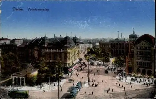 Ak Berlin Tiergarten, Potsdamer Platz