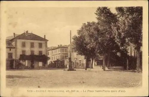 Ak Blesle Haute-Loire, Place Saint-Pierre