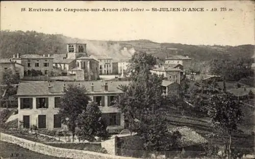 Ak St-Julien-d'Ance Haute Loire, Gesamtansicht
