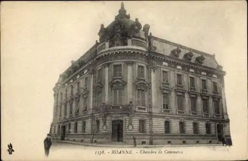 Ak Roanne Loire, Chambre de Commerce, historische Architektur
