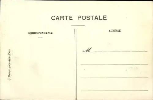 CPA L'Aéoroplane Godard dans un de ses vols en hauteur, M. Godard