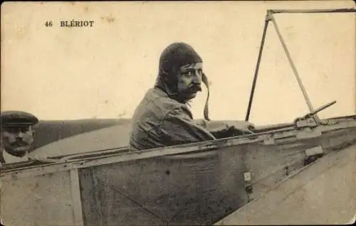 CPA Ingenieur und Luftfahrtpionier Louis Blériot, Flugzeug