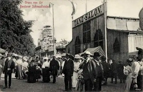 Ak Bautzen in der Oberlausitz, Bautzner Schiessbleiche, Tanz-Salon, Riesenrad