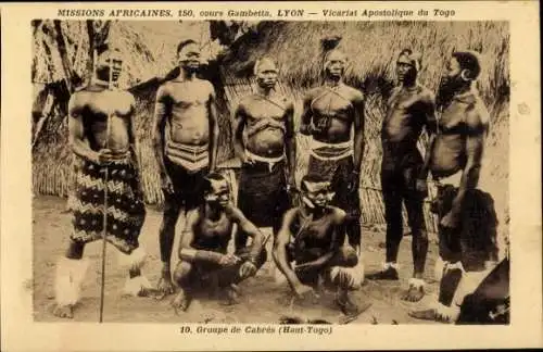 Ak Togo, Groupe de Cabrés, Missions africaines, Afrikanische Krieger