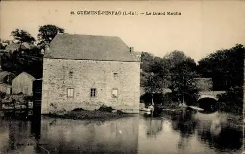 Ak Guémené Penfao Loire Atlantique, Große Mühle