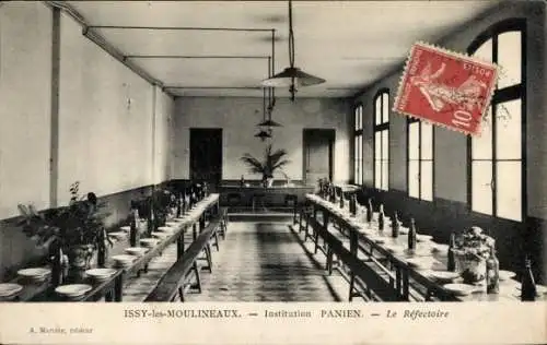 CPA Issy les Moulineaux Hauts de Seine, Instutition Panien, Le Réfectoire